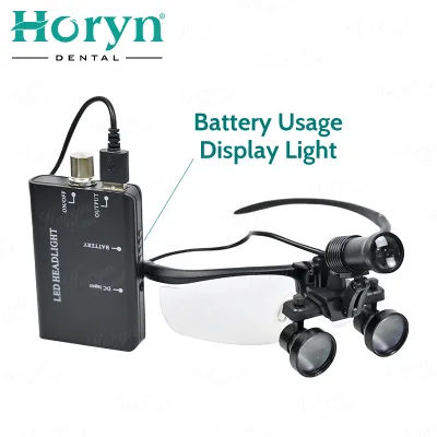 Factory Directly Sale Best TTL Dental Titanium Focus Original Wireless Light Hand 2,5X 3.5X Magnifier Loupes