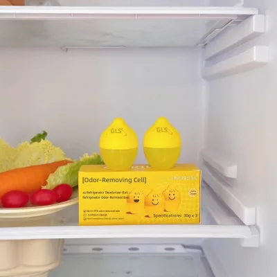 Smartlink Refrigerator Odor-Proof Lemon Deodorizing Egg Solid 3 Boxes a Powerful Freshness-Purifying Deodorizer Box