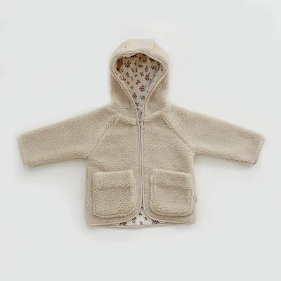 100% Recycled Polyester Kids Hoodies Customized Kid Girl Sweatshirt With Hooded Long Sleeve Zipper Hoodie