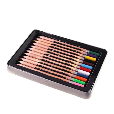 Professional  Tin Box Package Pencil Art Set,12 Colors Art Paint Pencil Color Set