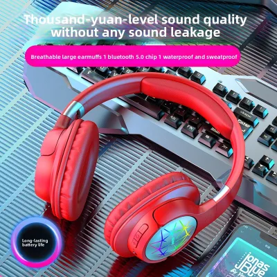 Cross-border Bestseller Wireless Card-slot Head-mounted for 5.0 Headphones Featuring Voice Control Active Noise
