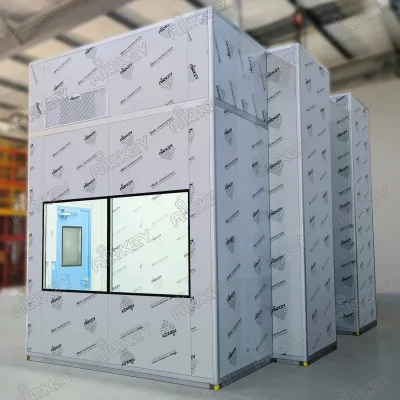 Mobile Modular Cleanroom Booth with Negative Pressure System for Cytotherapy and Stem Cell Labs