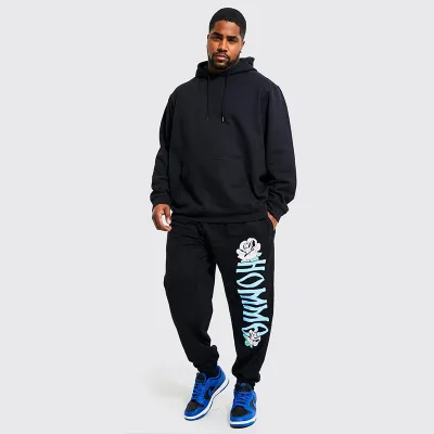 Hoodie Tracksuit Hooded Track Jacket Suits Male Backwoods Men's Two Piece Set Sweatsuit Tracksuit