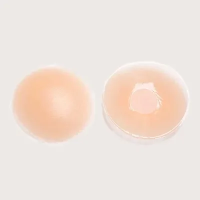 Comfortable Reusable Silicone Nipple Cover Self Adhesive Nipple Pad Nipple Tape Seamless 6.5cm Silicone Cover