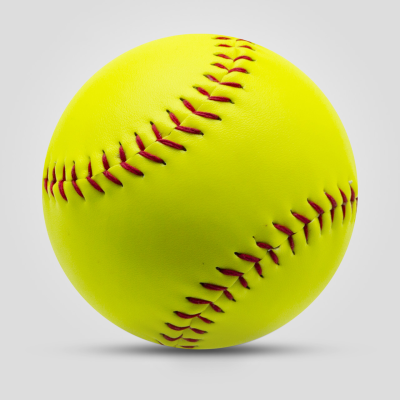 Custom Printed Softball Size 12 Inch Softball Hand Sewing Training Softball