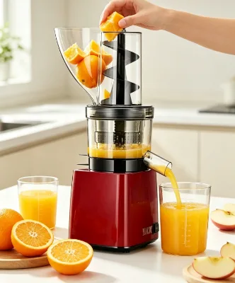 Commercial Electric Spiral Juicer Slow Masticating Juice Press Machine for Fruit and Vegetable