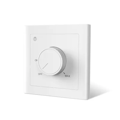 Wall Dimmer Walldim103E1 0-10V Dimming Long Lifespan Shell with Smoothy Dimming Curve 0-10V Panel