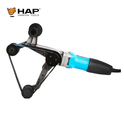 Electric Sanding Belt Machine Pipe Polisher 800W Top Grade Belt Sander Machine for Metal Stainless Steel