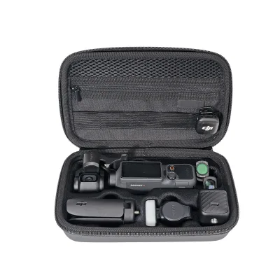 Portable for Dronon Pocket 4/3 All-in-One Kit Storage Bag Osmo Lingmou Protection Hard-Shell Case EVA Material Zipper Casual