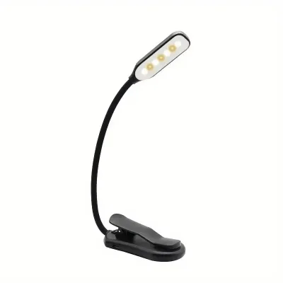 Hannuo Custom logo Usb Rechargeable Book Reading Light Brightness Perfect Mini Book Light
