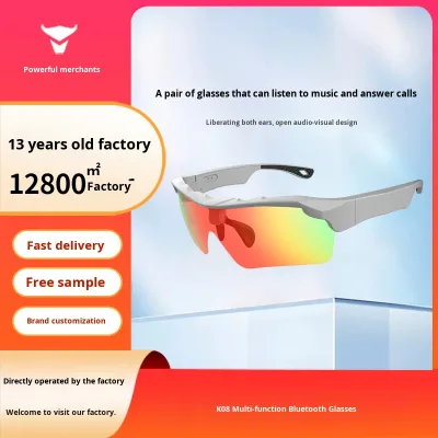 Smart Audio Glasses K08 Polarized for Lens Myopia Headset Wireless Cycling Music China Other Brand