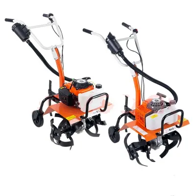 Large Promotion Small Hand Push Micro Cultivator Agricultural Gasoline Rotary Cultivator Farm Bulldozer Spot for Sale