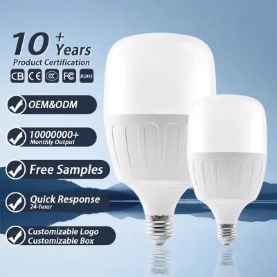 B22 E27 E40 T-Shaped Holder 20W Range Led Bulb Lamp Manufactured With Smd Led Light Source for Residential