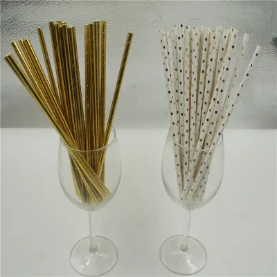 Wholesale Adult Back to School Party Biodegradable Cocktail Drinking Paper Straws