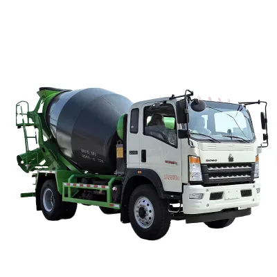 Good Price HOWO 4x2 Left/Right Hand Drive 8 Cubic Meters Concrete Mixer Truck for Construction Site