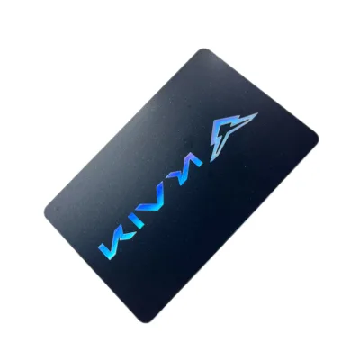 Embossing NFC Tags Cards Custom Printed ntag 213 Nfc Card Matte Plastic Pvc Black Card