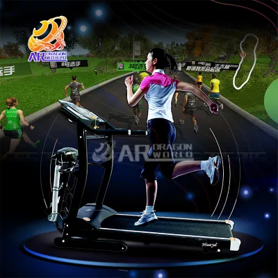 New Products AR Running Intelligent Treadmill Cluster System Interactive Projection Games Indoor Healthy Sports Game Center