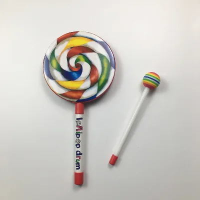 Drum Children's Performance Lollipop Drum Orff Percussion Instrument Lollipop Drum
