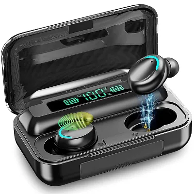 Factory Outlet Best Selling TWS F9 Wireless Sports Earbuds LED JL Noise Cancellation Charging Box IPX5 Waterproof BT5.0