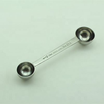 Professional Double Sided Stainless Steel Tea Scoop Coffee Measuring Spoon Teaspoon