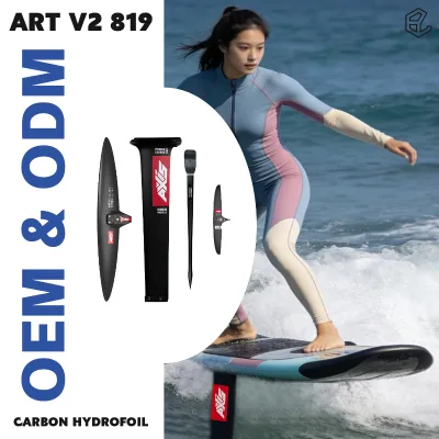 AXIS Freestyle Hydrofoil ART V2 819 Complete Carbon Foil Explosive Speed Agile Turning Jump Control Wing Foil Performance