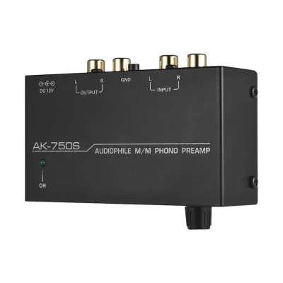 Ultra-compact Phono Preamplifier Converter AK750S Audiophile M/M Phono Preamp Preamplifier