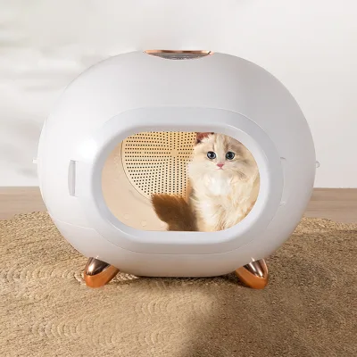 Automatic Cat Hair Drying Machine Eco-Friendly Pet Grooming Tool 360 Degree Adjustable Temperature Blower Charge