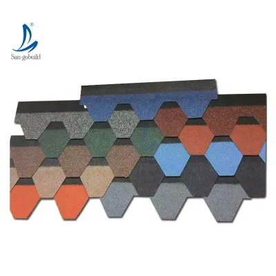 Asia Architectural Mozaic Wave Roof Tile Asphalt Shingle Self Adhesive Roofing Tiles