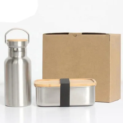 Custom Logo SS304 food grade leakproof wholesale school 3/4 compartment insulated stainless steel bento lunch box