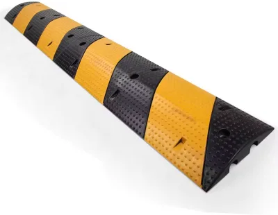 New Arrive Road Hump Recycled Rubber Pvc Car Ramps Speed Cable Bump