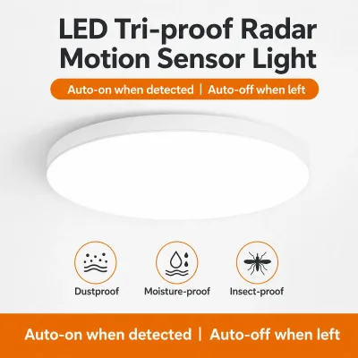 18W 24W 36W Smart Auto Induction Control Module Microwave Radar Voice Activated Sensing Equipment Delay Auto Off