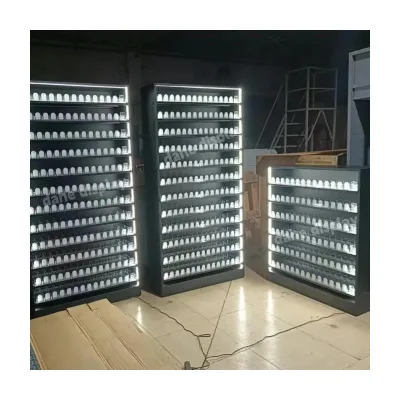Cigarette case Gas Station Stores Tobacco Shelf Cigarette Display Cabinet Metal Cigarette Display Racks for Smoke Shop