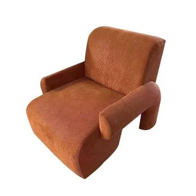 Modern Luxury Single Sofa Chair for Small Apartment Light Lazy Living Room Leisure Creative Net Red Design Elegant Waiting Chair