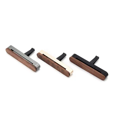 360 Rotatable Magnetic Luxury Car Perfume Vent Clip Holder Long Lasting Fragrance Diffuser Wood Metal Design 2-Year Warranty