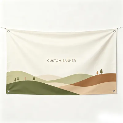 Wholesale Vinyl Banner Curl Free Vinyl Sign Banner for Cruise Terminal Welcome Sign