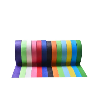 Heat-Resistant Single Sided Pressure Sensitive Paper Tape Delicate Package Automotive Masking Tape