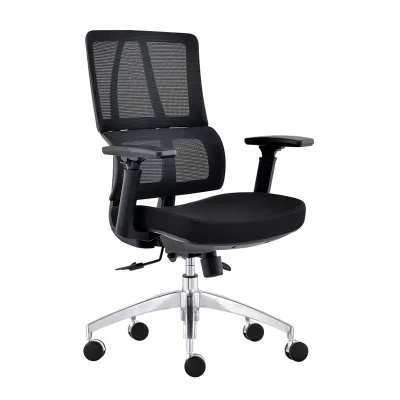 High Quality Office Fabric Massage Revolving Mesh Highback Armrests Executive Office Chair