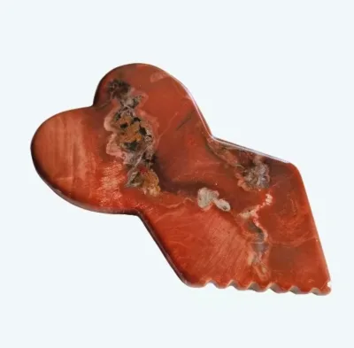 factory wholesale beauty skin care tools natural jade gemstone facial massager petrified wood Face Sculpting Gua Sha