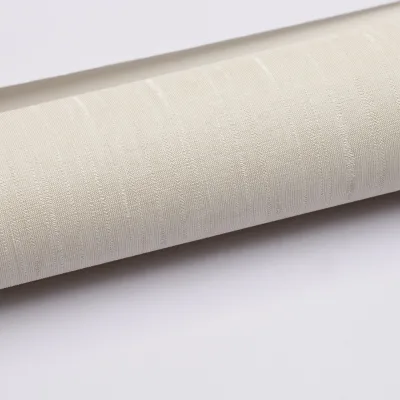 Customized White PVC Vinyl Wallpaper Quality Assurance Modern Horizontal Pattern Design for Home Improvement Hotel Wallcoverings