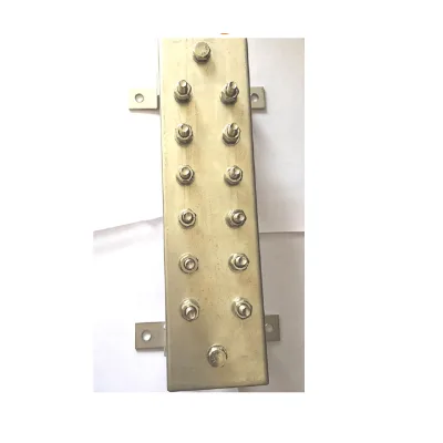 Tin-plating brass bar for earthing , used in cell tower