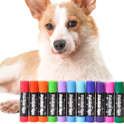 Pet Specific Hair Dye Stick, Non Damaging to Hair, Easy to Clean. Colored Hair Dye for Dogs, Pet Markers, Crayons