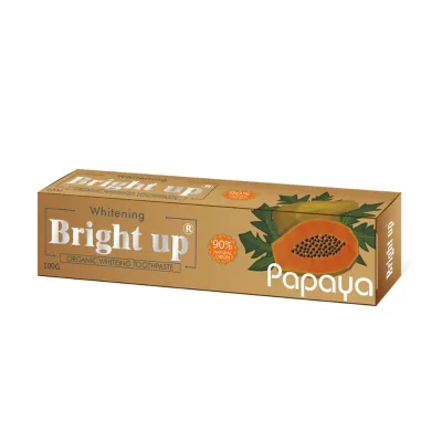 Papaya Oral Hygiene Pasta Dental Private Brands Teeth Whitening Toothpaste Natural White /orange Toothpaste Children