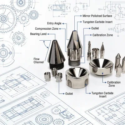 Somebetter OEM Precision Extrusion Dies for Wire Cable PVC PE Nylon PTFE Insulation Extrusion Machine