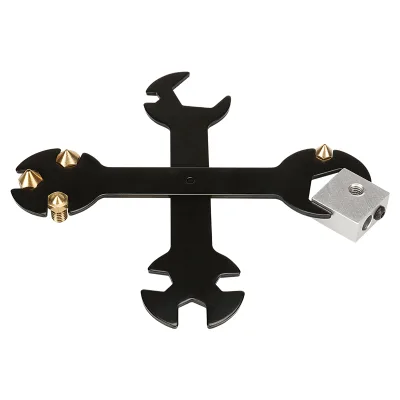 CNC Cutting Wrench 3D Printer Tools Five in One Spanner for 3D Printer Parts