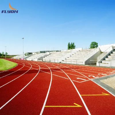 Innovative Sandwich System Tartan Track Advanced Running Track for Sports Facilities