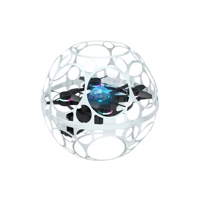 Global Soccer Drone with High-speed Motor Rechargeable Battery Colorful Lighting 360° Aerial Stunts and a Onekey Return Function