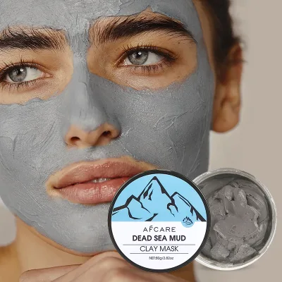 Korean Lavender Volcanic Mud Sleeping Facial Clay Mask Vitamin C Infused Dead Sea Sulfate-Free Deep Cleaning Oil Control