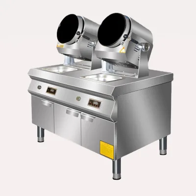 Commercial Stainless Steel Electric Rotating Cooking Mixer Machinery Auto Cooking Pot Machine Automatic Stir Fry Machine