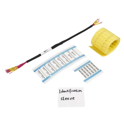 Halogen Free Heat Shrinkable Polyolefin Identification Sleeves heat shrink tube