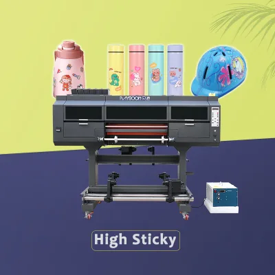 UV DTF Printer Dual XP600 New Condition Direct Heat Sheet Label for Printing Desktop Prowith Logo 33 cm Roll Featuring UV Ink